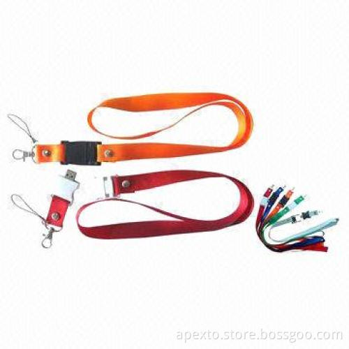 Lanyard USB Flash Drives with Up to 16GB Memory Capacity